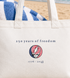 250 Years of Freedom Stealie Canvas Tote Bag