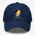 Towson Stealie Premium Unisex Dad Hat — Design: Towson University — Navy