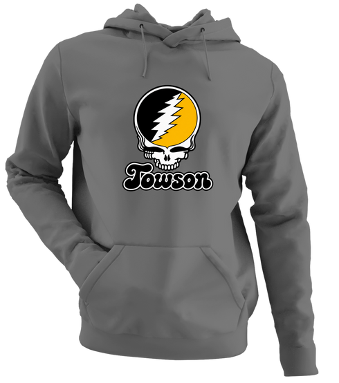 Towson Stealie Premium Unisex Hoodie — Design: Towson University — Charcoal