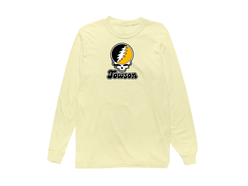 Towson Stealie Premium Unisex Long-Sleeve — Design: Towson University — Butter