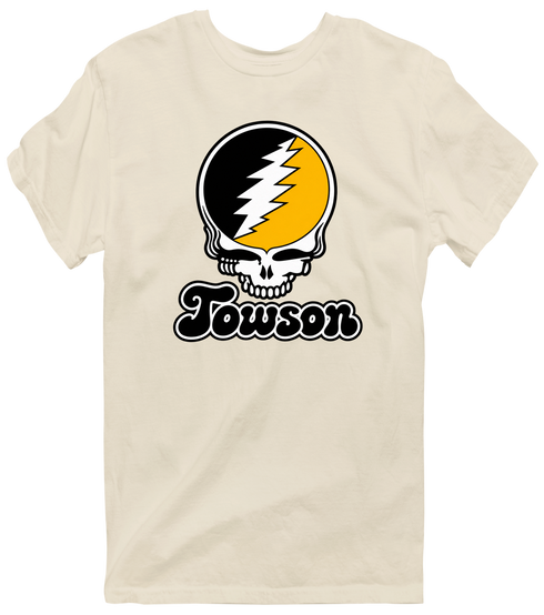 Towson Stealie Premium Unisex T-Shirt — Design: Towson University — Sand