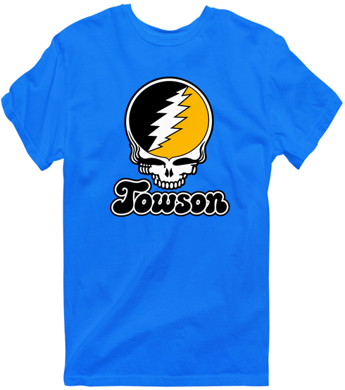 Towson Stealie Premium Unisex T-Shirt — Design: Towson University — Royal