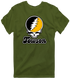 Towson Stealie Premium Unisex T-Shirt — Design: Towson University — Military Green