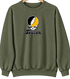 Towson Stealie Premium Unisex Crewneck — Design: Towson University — Military Green