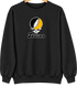 Towson Stealie Premium Unisex Crewneck — Design: Towson University — Black