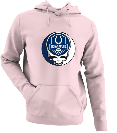 Indianapolis Football - Premium Grateful Dead Hoodie - Light Pink - 4