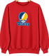 Trinity Stealie Premium Unisex Crewneck — Design: Trinity College — Red