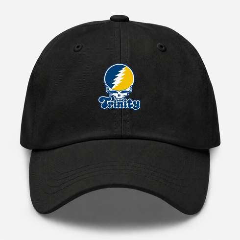 Trinity Stealie Premium Unisex Dad Hat — Design: Trinity College — Black