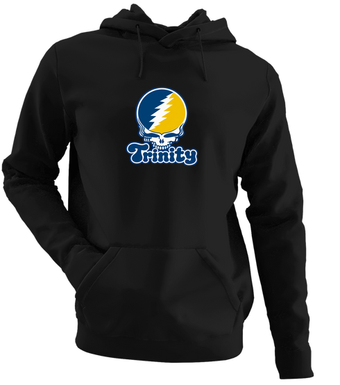 Trinity Stealie Premium Unisex Hoodie — Design: Trinity College — Black