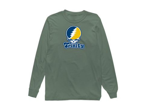 Trinity Stealie Premium Unisex Long-Sleeve — Design: Trinity College — Light Green