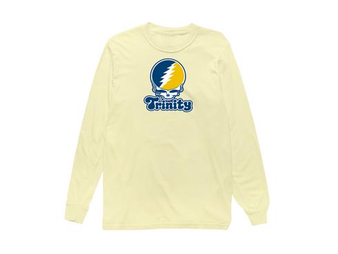 Trinity Stealie Premium Unisex Long-Sleeve — Design: Trinity College — Butter