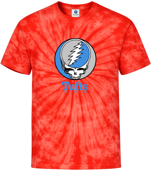 Tufts Stealie Tie-Dye T-Shirt