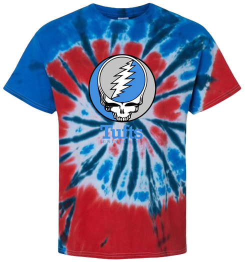 Tufts Stealie Tie-Dye T-Shirt