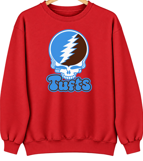 Tufts Stealie Premium Unisex Crewneck — Red
