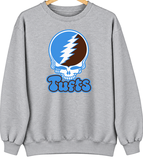 Tufts Stealie Premium Unisex Crewneck — Sport Grey