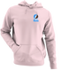 Tufts Stealie Premium Unisex Hoodie — Design: Tufts University — Light Pink