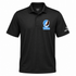 Tufts Stealie Premium Unisex Polo — Design: Tufts University — Black