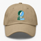 Tulane Stealie Premium Unisex Dad Hat — Design: Tulane University — Khaki