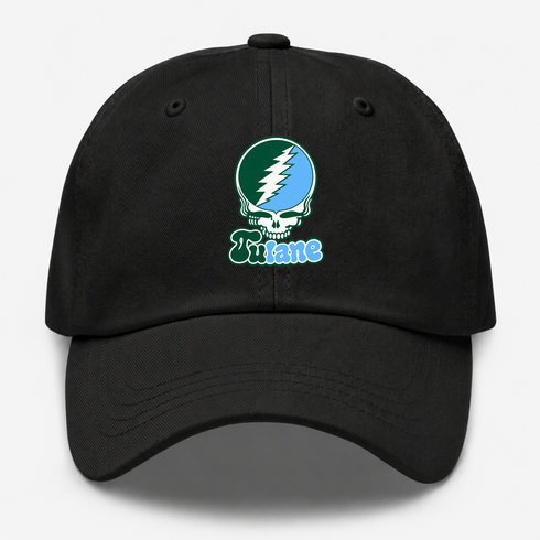 Tulane Stealie Premium Unisex Dad Hat — Design: Tulane University — Black