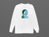 Tulane Stealie Premium Unisex Long-Sleeve — Design: Tulane University — White