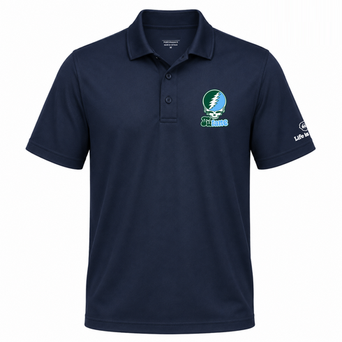 Tulane Stealie Premium Unisex Polo — Design: Tulane University — Navy