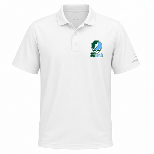 Tulane Stealie Premium Unisex Polo — Design: Tulane University — White