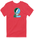 Tulane Stealie Premium Unisex T-Shirt — Design: Tulane University — Heather Red