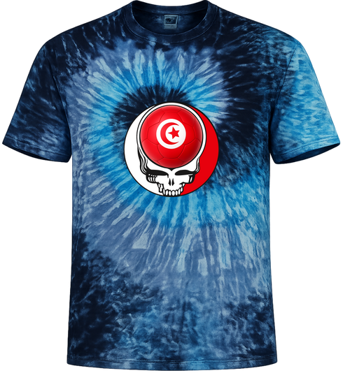 Tunisia FIFA World Cup Stealie Tie-Dye T-Shirt