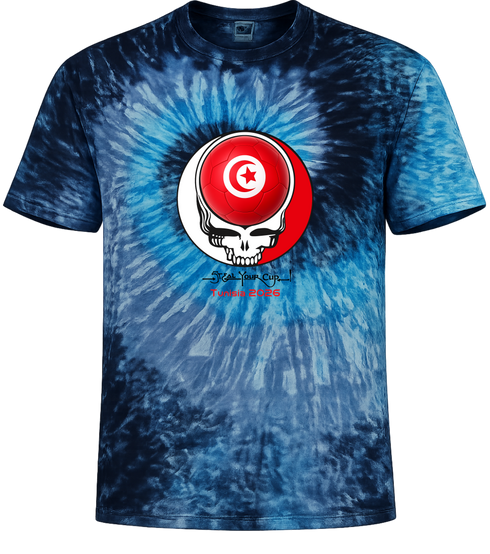 Tunisia FIFA World Cup Stealie Tie-Dye T-Shirt