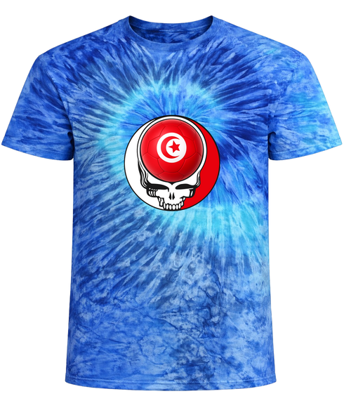 Tunisia FIFA World Cup Stealie Tie-Dye T-Shirt
