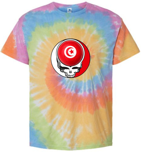 Tunisia FIFA World Cup Stealie Tie-Dye T-Shirt
