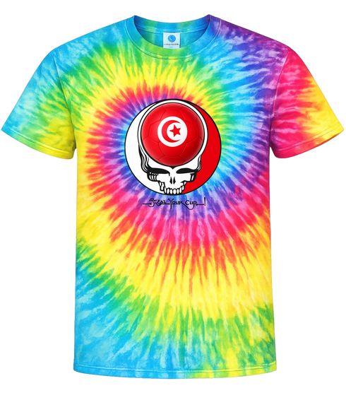 Tunisia FIFA World Cup Stealie Tie-Dye T-Shirt