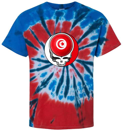 Tunisia FIFA World Cup Stealie Tie-Dye T-Shirt