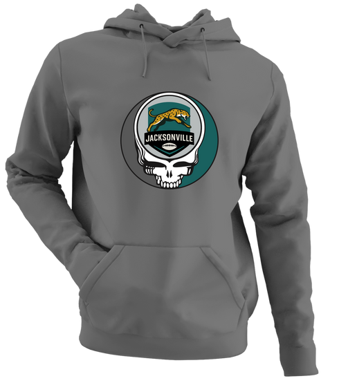 Jacksonville Football - Premium Grateful Dead Hoodie - Charcoal - 8