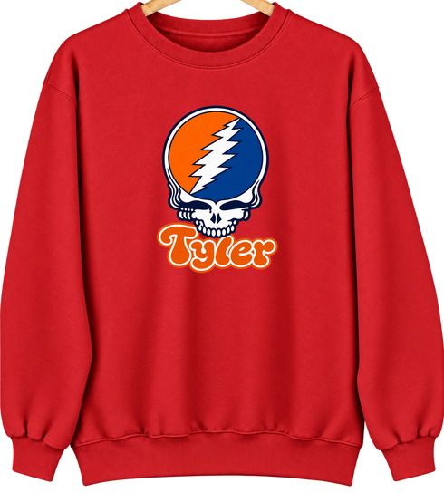 Tyler Stealie Premium Unisex Crewneck — Design: Texas at Tyler The University of — Red