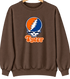 Tyler Stealie Premium Unisex Crewneck — Design: Texas at Tyler The University of — Brown