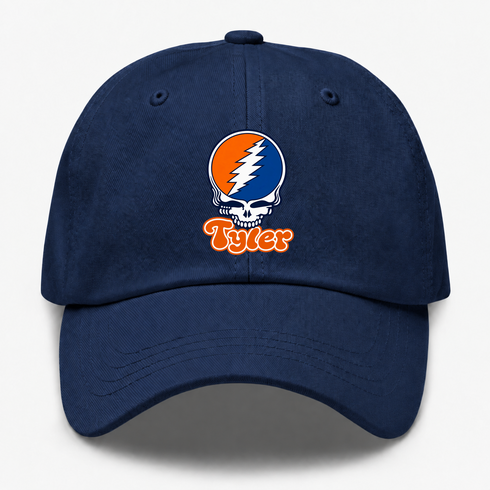 Tyler Stealie Premium Unisex Dad Hat — Design: Texas at Tyler The University of — Navy