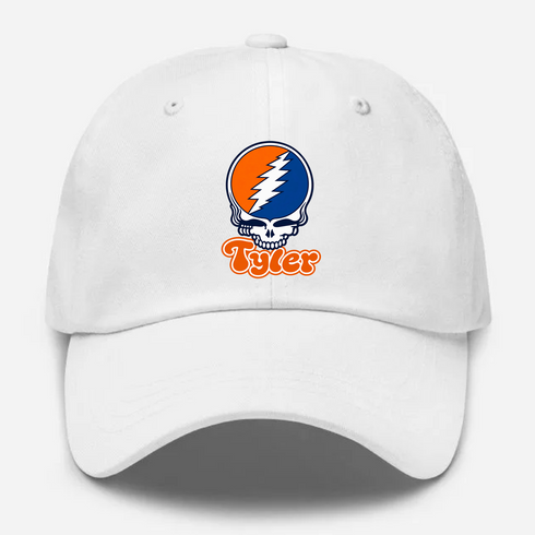 Tyler Stealie Premium Unisex Dad Hat — Design: Texas at Tyler The University of — White