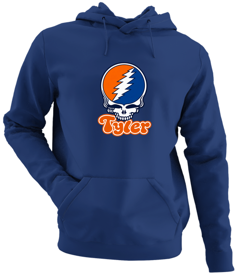 Tyler Stealie Premium Unisex Hoodie — Design: Texas at Tyler The University of — Navy
