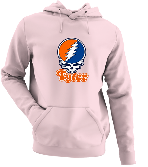 Tyler Stealie Premium Unisex Hoodie — Design: Texas at Tyler The University of — Light Pink