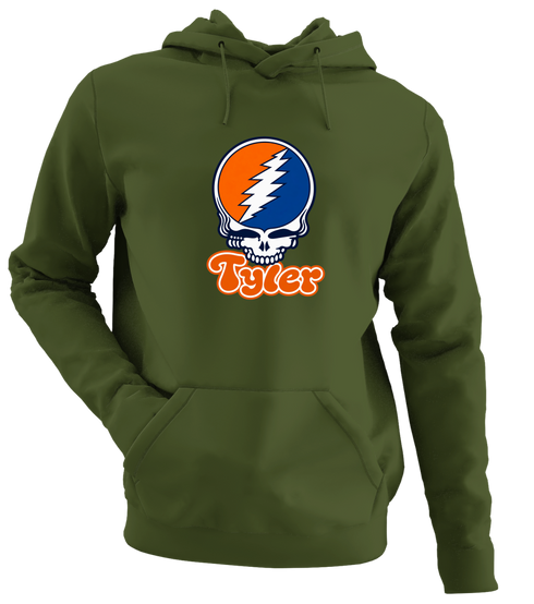 Tyler Stealie Premium Unisex Hoodie — Design: Texas at Tyler The University of — Military Green