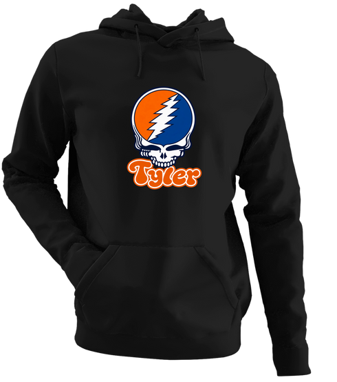 Tyler Stealie Premium Unisex Hoodie — Design: Texas at Tyler The University of — Black