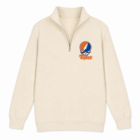 Tyler Stealie Premium Unisex Quarter-Zip — Design: Texas at Tyler The University of — Sand