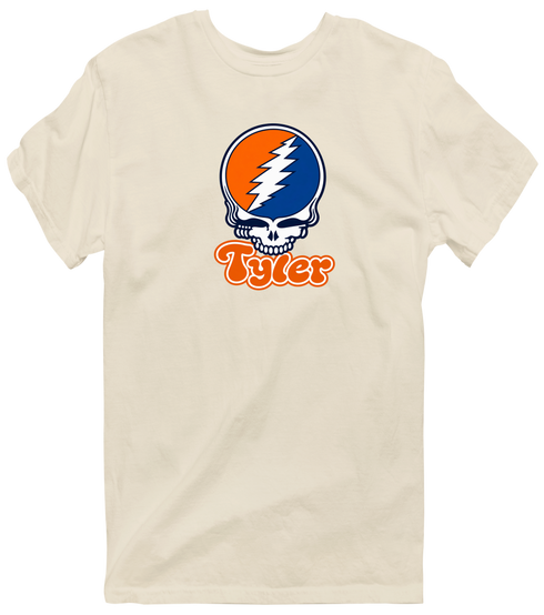 Tyler Stealie Premium Unisex T-Shirt — Design: Texas at Tyler The University of — Sand