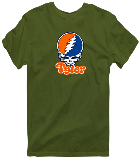 Tyler Stealie Premium Unisex T-Shirt — Design: Texas at Tyler The University of — Military Green
