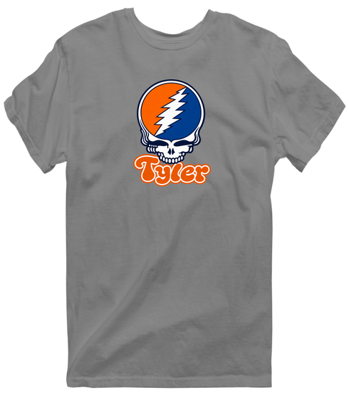 Tyler Stealie Premium Unisex T-Shirt — Design: Texas at Tyler The University of — Dark Heather