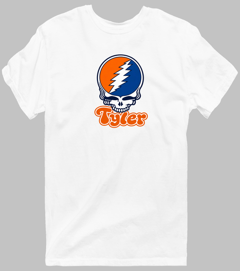 Tyler Stealie Premium Unisex T-Shirt — Design: Texas at Tyler The University of — White