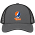 Tyler Stealie Premium Unisex Trucker Cap — Design: Texas at Tyler The University of — Charcoal/Black