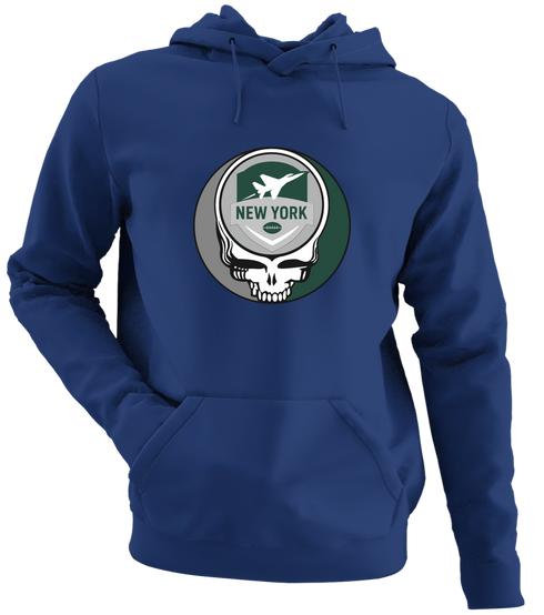 New York Football - Premium Grateful Dead Hoodie - Navy - 2