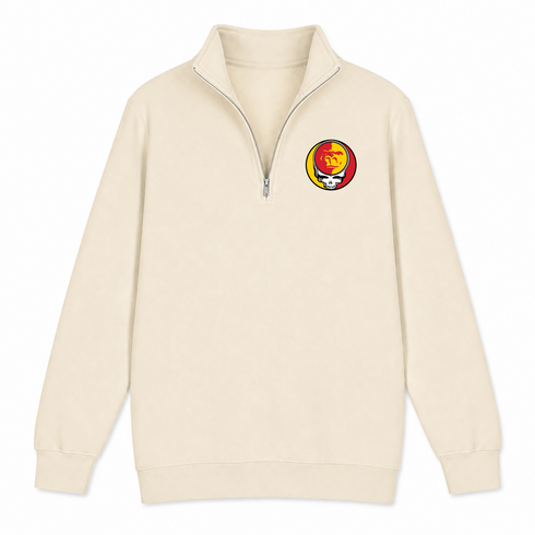 Pittsburgh State University - Premium Grateful Dead Quarter-Zip Pullover - Sand - 2